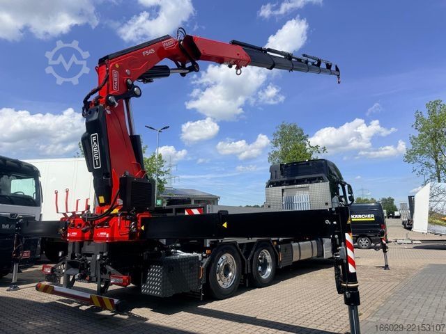 Platós teherautó VOLVO FH 540 6x2 Container Fassi F545 Heck 360° 100%