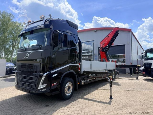 Platós teherautó VOLVO FH 540 6x2 Container Fassi F545 Heck 360° 100%