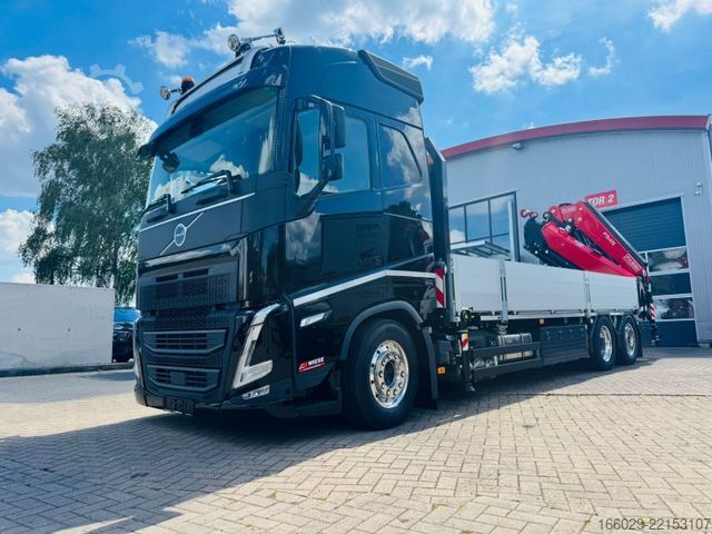 Platós teherautó VOLVO FH 540 6x2 Container Fassi F545 Heck 360° 100%