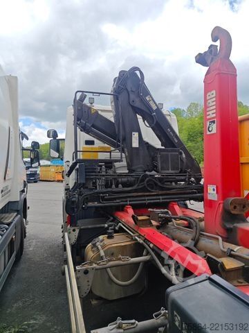 Camion benne à bras amovible SCANIA G440 , HIAB Kran