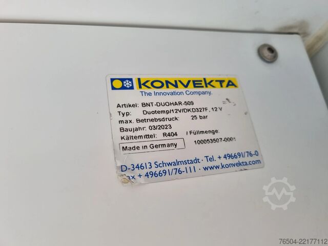 Kyldelastbil Mercedes-Benz Sprinter 315 CDI Maxi Koelwagen Bitemp Konvekta...