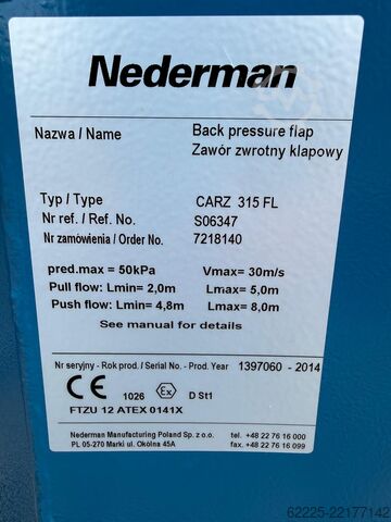 Nederman EX ipari hegesztési füstelszívó Nederman Filtermax DX / EX