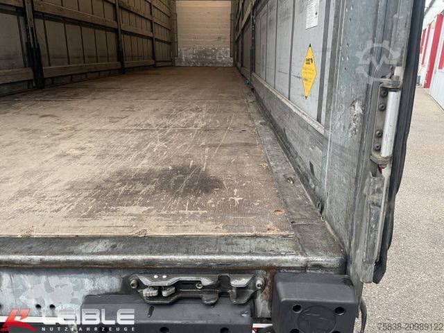 Naczepa otwarta z plandeką SCHMITZ CARGOBULL SCS24*LBW Ladebordwand*RSAB*Liftachse