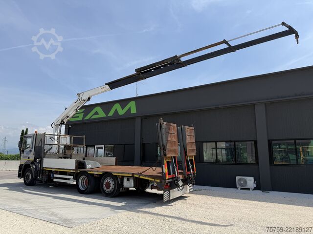 γερανός τοποθετημένος σε φορτηγό Iveco Eurotech 240E42 Pritsche mit Rampen+Kran