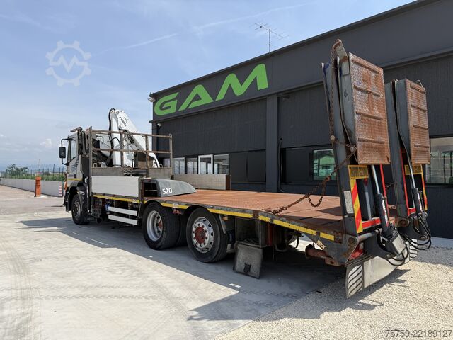 γερανός τοποθετημένος σε φορτηγό Iveco Eurotech 240E42 Pritsche mit Rampen+Kran