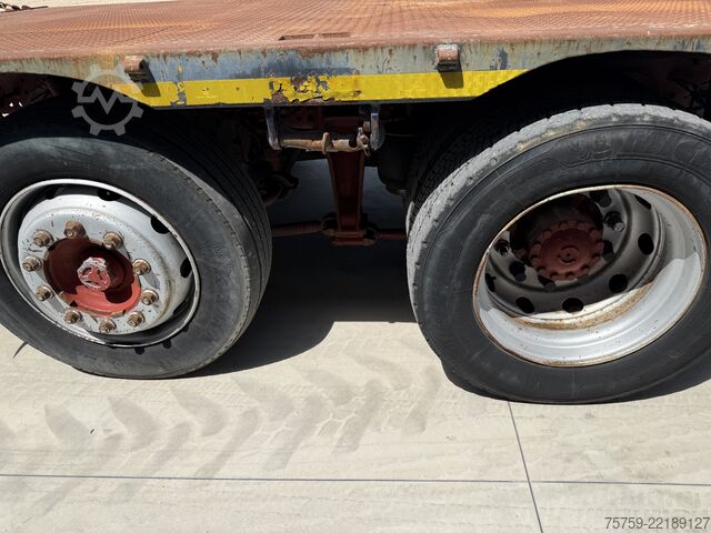 γερανός τοποθετημένος σε φορτηγό Iveco Eurotech 240E42 Pritsche mit Rampen+Kran
