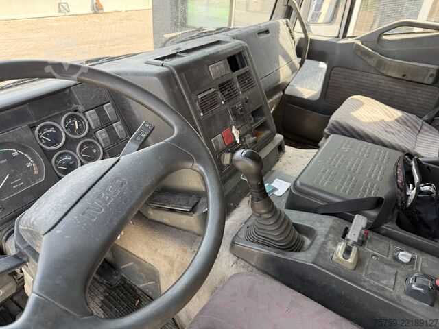 γερανός τοποθετημένος σε φορτηγό Iveco Eurotech 240E42 Pritsche mit Rampen+Kran