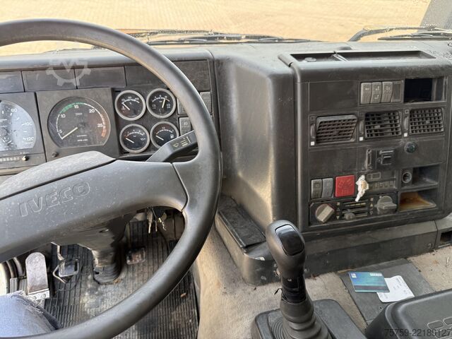 γερανός τοποθετημένος σε φορτηγό Iveco Eurotech 240E42 Pritsche mit Rampen+Kran