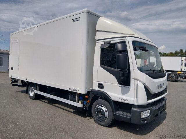 Skåpbil Iveco EuroCargo ML 75 E 19/P LBW Türe im Koffe