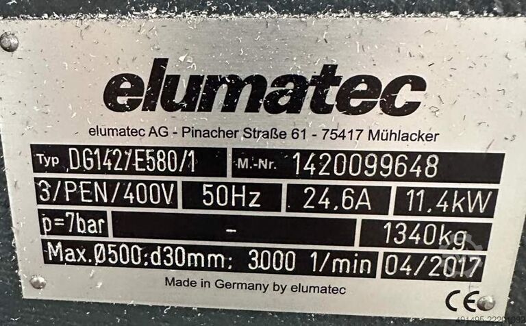 Kettős gérvágó fűrész ELUMATEC DG 142 / E580 / 1