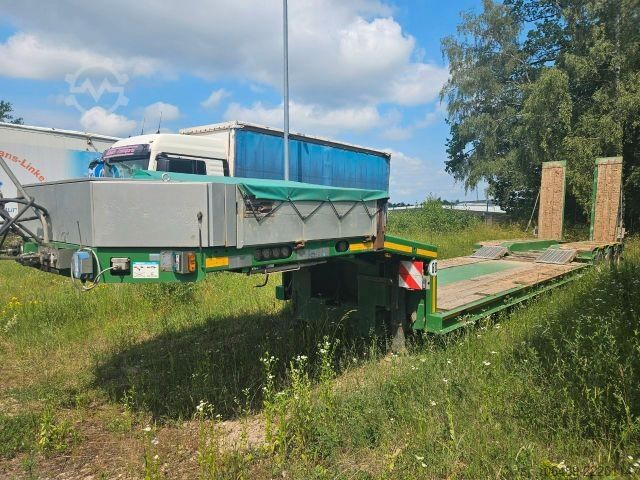 Alacsony rakfelületű félpótkocsi Goldhofer STZ-tl3-34/80  +* FUNH* 3x Lenk  50 t