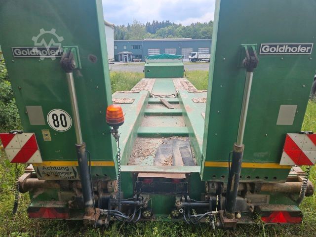 Alacsony rakfelületű félpótkocsi Goldhofer STZ-tl3-34/80  +* FUNH* 3x Lenk  50 t
