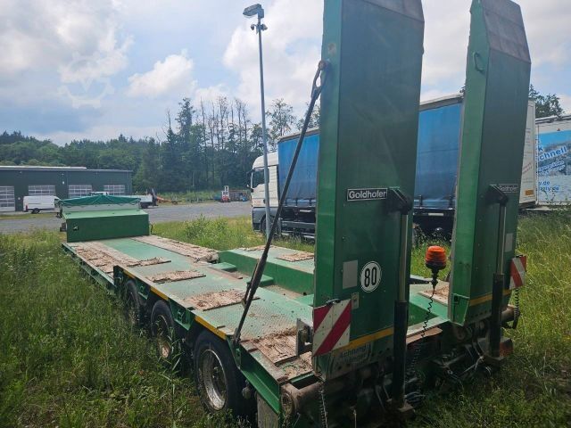 Alacsony rakfelületű félpótkocsi Goldhofer STZ-tl3-34/80  +* FUNH* 3x Lenk  50 t