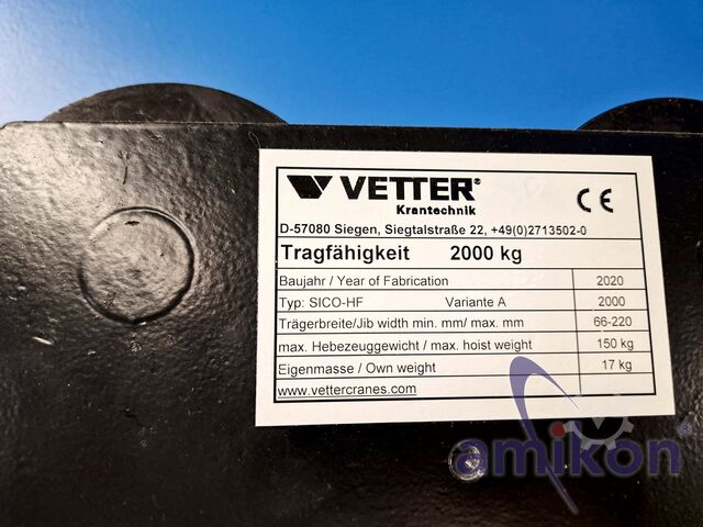 Two-rail gantry electric chain hoist Vetter P300 Portalkran 1,6t Krananlage