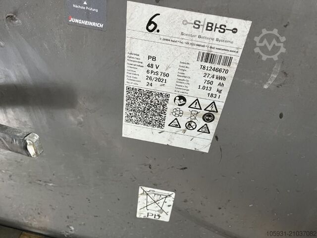 Elektro 3 Rad-Stapler Jungheinrich EFG216