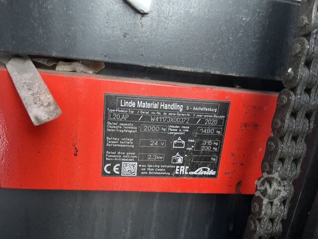 Fahrerstandstapler Linde L20AP