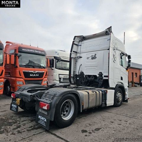 Standard trækkerunit SCANIA R500, Retarder, Standklima, 1.Hand, TÜV