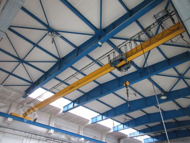 Podvěsný jeřáb, halový jeřáb, mostový jeřáb, rozchod 17500 mm Demag Hallenkran Brückenkran Kran 3,2 tt Seilzug DR 3200Kg Spur 17,5m Hub 10m