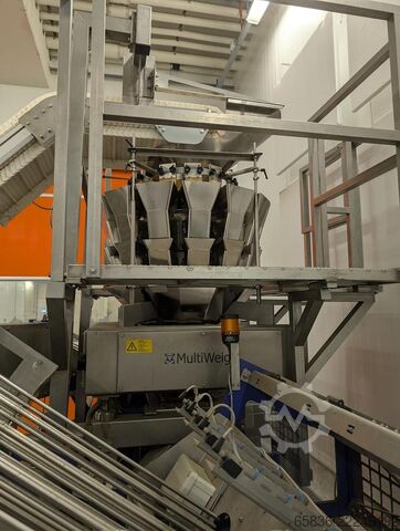 2013 Multiweigh Linie completă de cântărire și ambalare Multiweigh Complete weighing and packing line