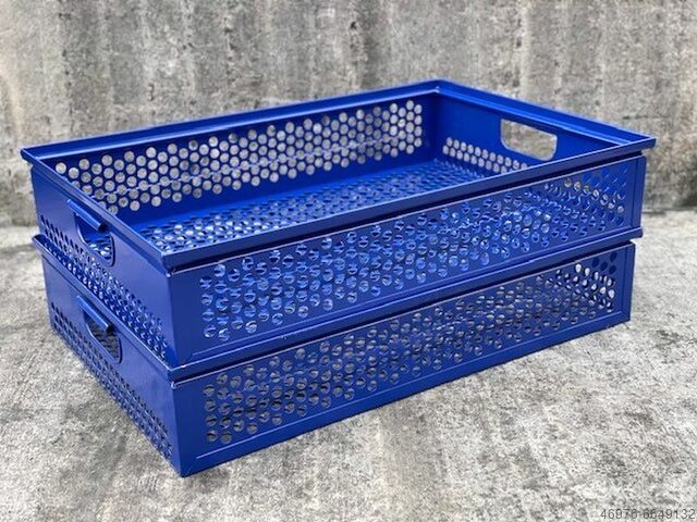 Caisses empilables Caisses de stockage Caisse métallique SSI Schäfer Traka 14-6 / 5 Stück / Abm.: 600 x 400 x 120 mm (LxBxH)