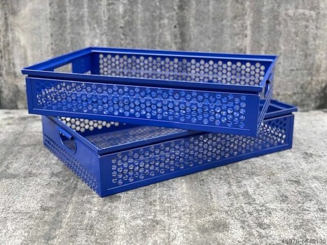 Stapelkisten Lagerkisten Metallkiste SSI Schäfer Traka 14-6 / 80 Stück / Abm.: 600 x 400 x 120 mm (LxBxH)