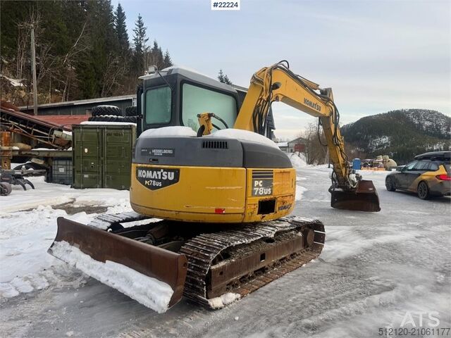 Excavator Midi Komatsu PC78US-6 w/ Rototilt – 3 buckets – 6,300 hours WAT
