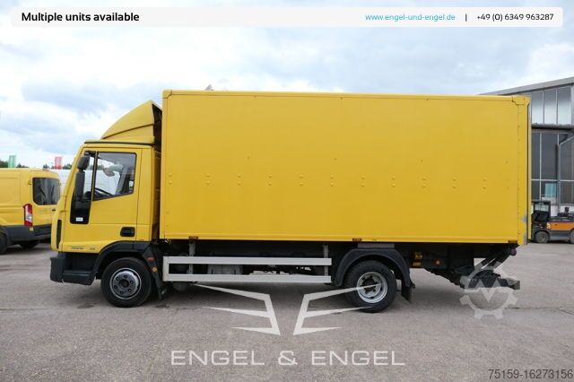 Furgoneta caja iveco EuroCargo ML 75 E 16 P LBW LUFT AUTOMATIK EURO-5 Koffer-Innenlänge 5,5m