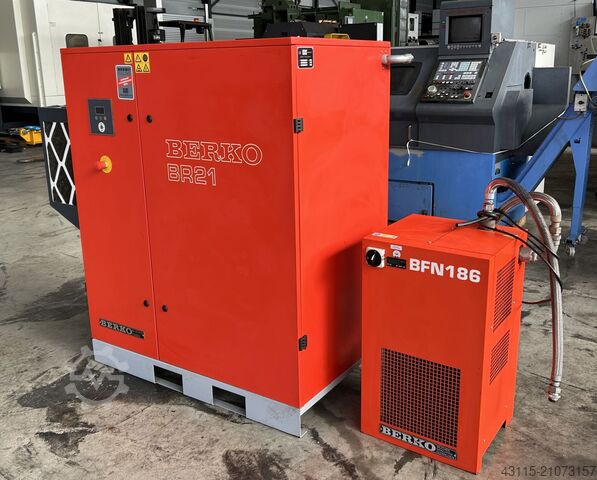Schroef Compressor Berko BR 21-10 + BFN186