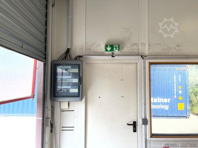 Werkplaatscontainer  Werkstatt Garage Container Büro Office
