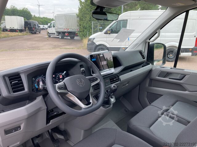 Camión plataforma, enganche de remolque, aire acondicionado, asientos calefactados, App Connect VW Crafter Pritsche
