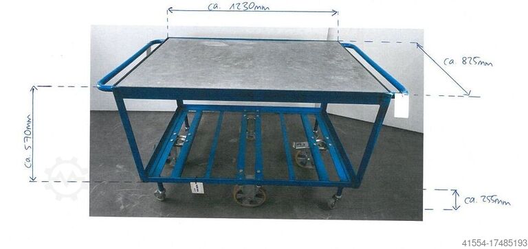 Picking magazijn Tischwagen Werkstattwagen; Rollwagen