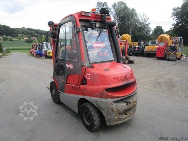 Dizel forkliftler Manitou MI25D Seitenschieber + Duplex-Freihubmast