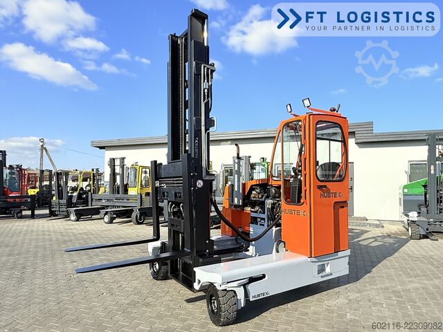 Carrello elevatore a 4 direzioni Hubtex DQ45G DUPLEX 5000 FORK-POSITIONER CABIN