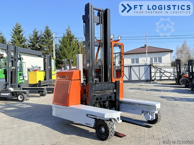 Carrello elevatore a 4 direzioni Hubtex DQ45G DUPLEX 5000 FORK-POSITIONER CABIN