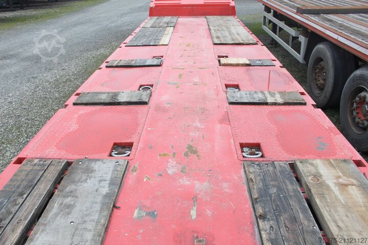 Lowbed semitrailer for transportation of construction machinery komodo carrellone 3assi rampe ribassato pianale