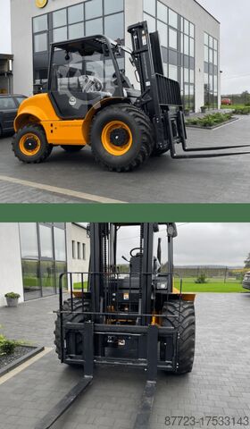 Carretilla elevadora Gunter Grossmann Ruw terrein 4 × 4 vorkheftruck met Yanma