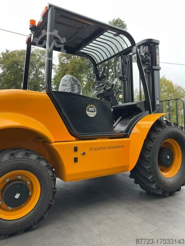 Carretilla elevadora Gunter Grossmann Ruw terrein 4 × 4 vorkheftruck met Yanma
