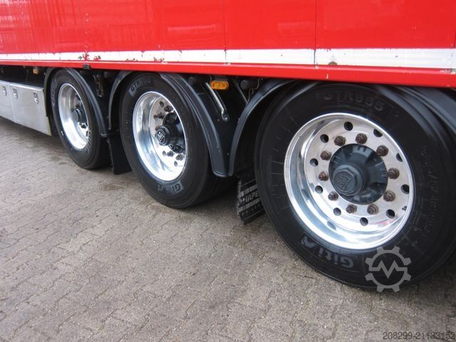 Semi-remorque à plancher roulant KNAPEN K100 Schubboden 97m3 Funk BPW