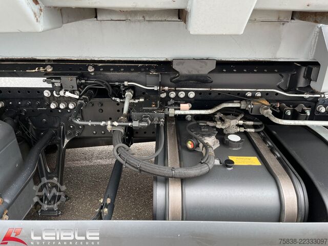 Camión portacontenedores de gancho MAN TGS 26.460 6x2*Meiller RS21.65 ++ Kran Mulde