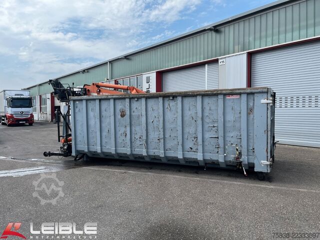 Camión portacontenedores de gancho MAN TGS 26.460 6x2*Meiller RS21.65 ++ Kran Mulde