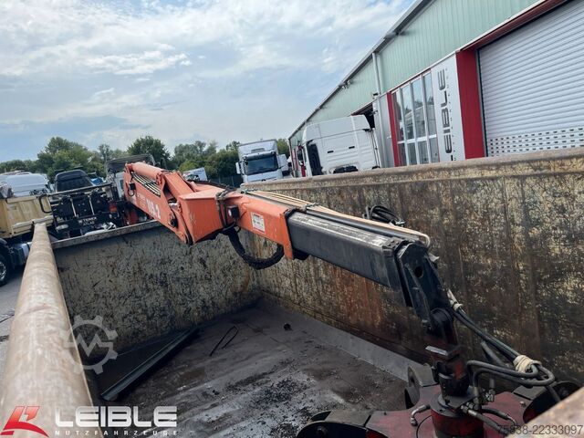 Camión portacontenedores de gancho MAN TGS 26.460 6x2*Meiller RS21.65 ++ Kran Mulde