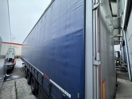 Open oplegger met zeil KöGEL 3-ACHS MEGA-TRAILER, S24-1, SAF-ACHSEN