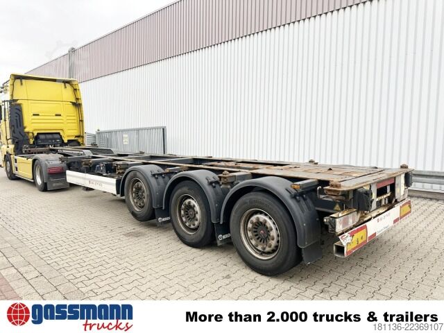 Wissellaadbak oplegger Krone SDC 27 eLTU4 Container-Chassi, 2x Liftachse,