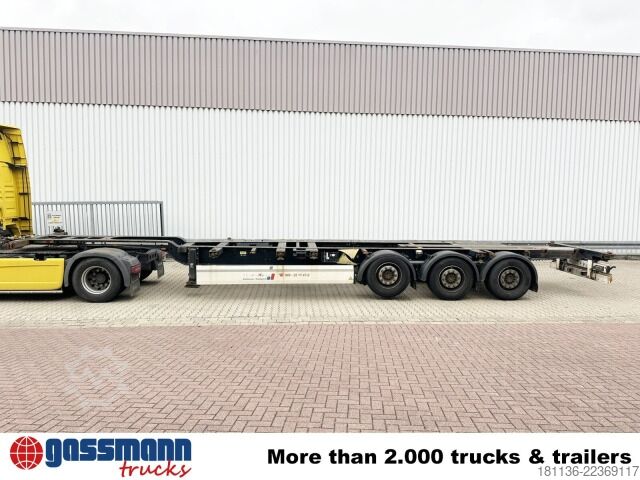 Naczepa z wymienną zabudową Krone SDC 27 eLTU5-2 Container-Chassi, Liftachse,