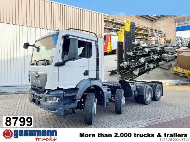 Haakarm vrachtwagen MAN TGS 41.440 8x4 BB