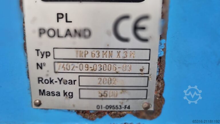 CNC-drejebænk med SINUMERIK Poreba TR63 MN