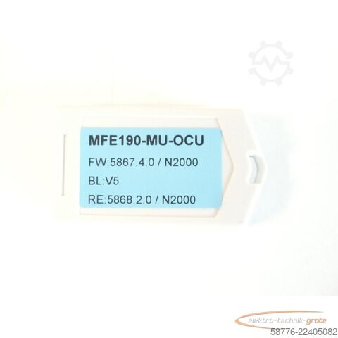 Component ABB MFE190-04UN-06A0-2 Servoumrichter SN W182260104