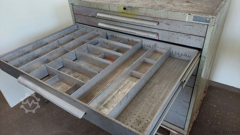 Ladekast met rollagers BOTT 8 Auszüge