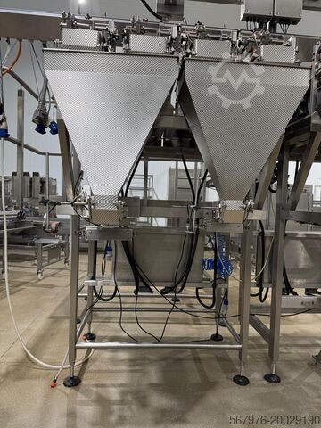 Linear weigher Cotswold Mechanical Ltd 4-head C4000 linear weigher