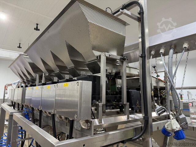 Linear weigher Cotswold Mechanical Ltd 4-head C4000 linear weigher